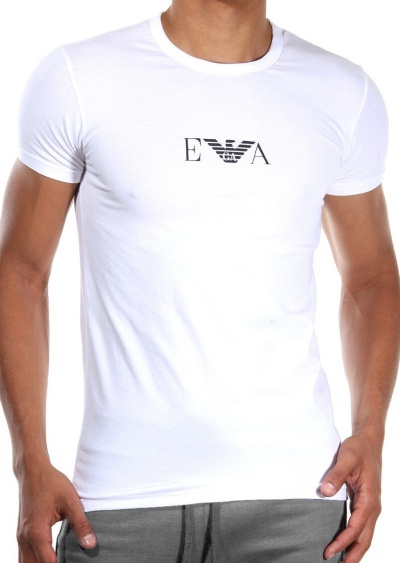 Pánske tričko Emporio Armani 111267 CC715 biela 2 kusy L Biela