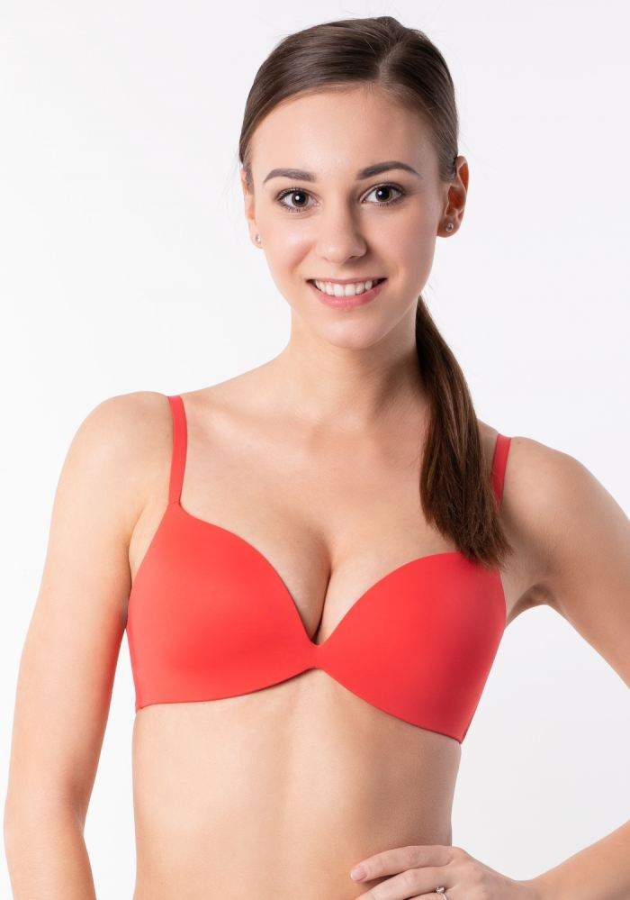 Bezkosticová podprsenka Calvin Klein QF4200 75 E Pudrová