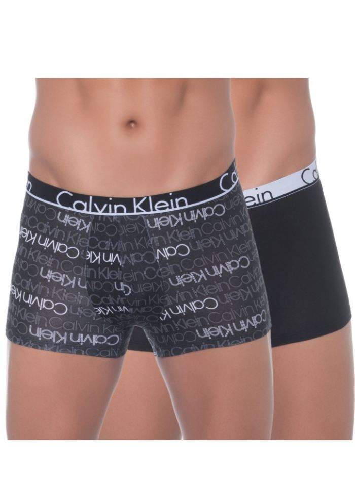 Boxerky Calvin Klein NU8643 2 PACK M Fialová