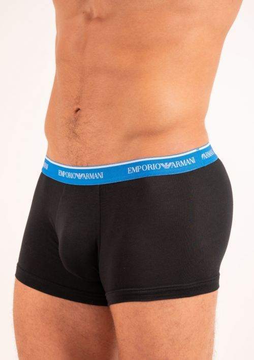 Boxerky Emporio Armani 111210 8P717 m.g. S Čierna