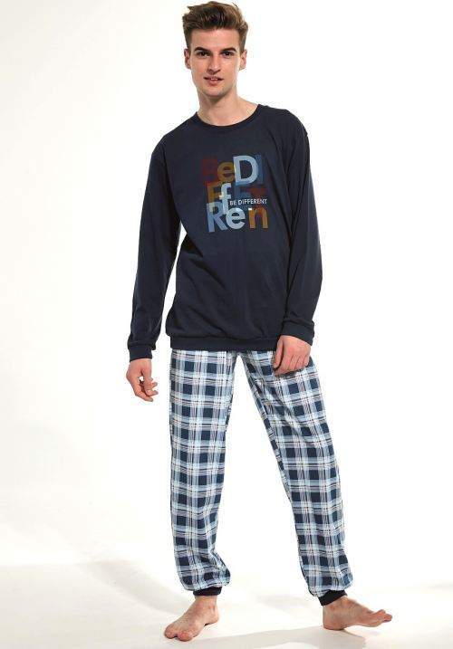 Chlapčenské pyžamo Cornette 967/35 176 Tm. modrá