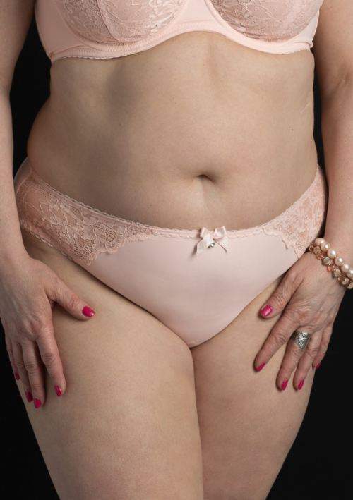 Dámske nohavičky Ewa Michalak Figi Apricot XXL Marhuľová