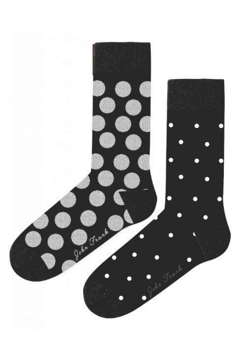 Dámske ponožky John Frank WJF2LS19-13 2PACK UNI Čierna
