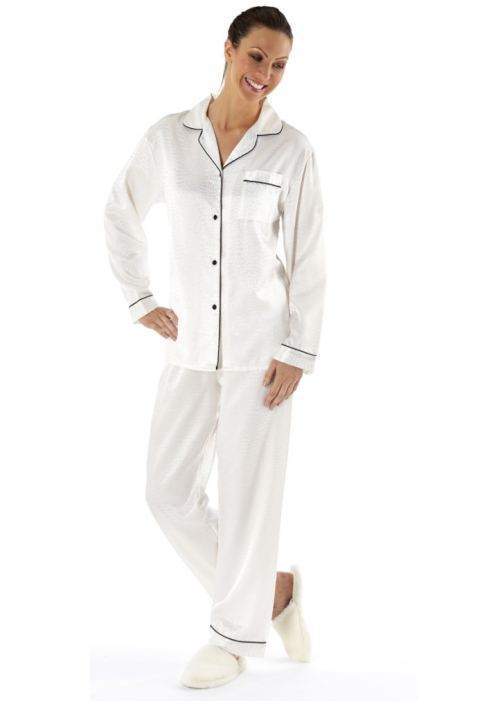Dámske pyžamo Fordville LN000293 L/XL Biela