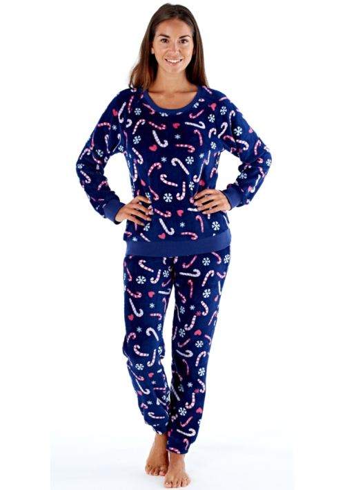 Dámske pyžamo Fordville LN000724 L/XL Tm. modrá