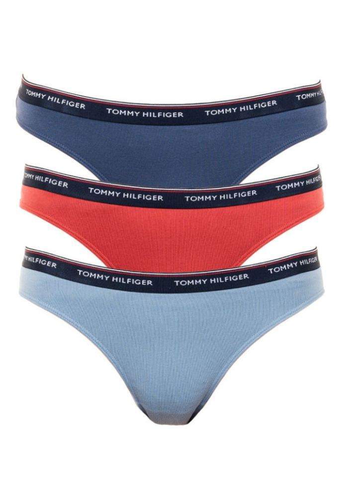 Nohavičky Tommy Hilfiger UW0UW00043 3PACK Č+M+M M Mix