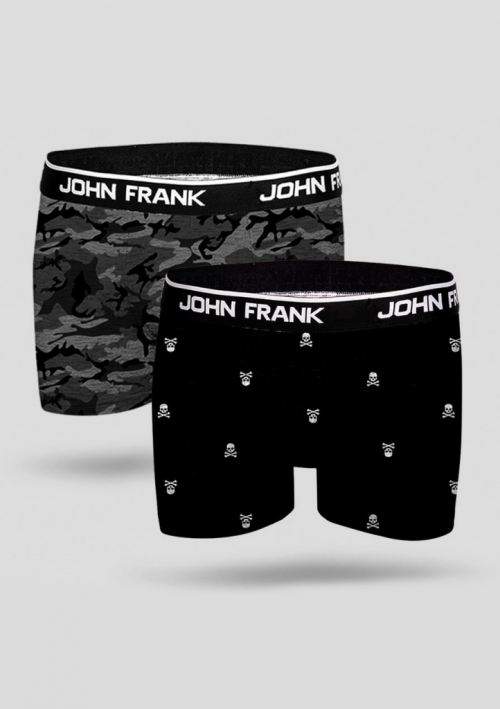Pánske boxerky John Frank JF2BMC07 2PACK L Podľa obrázku