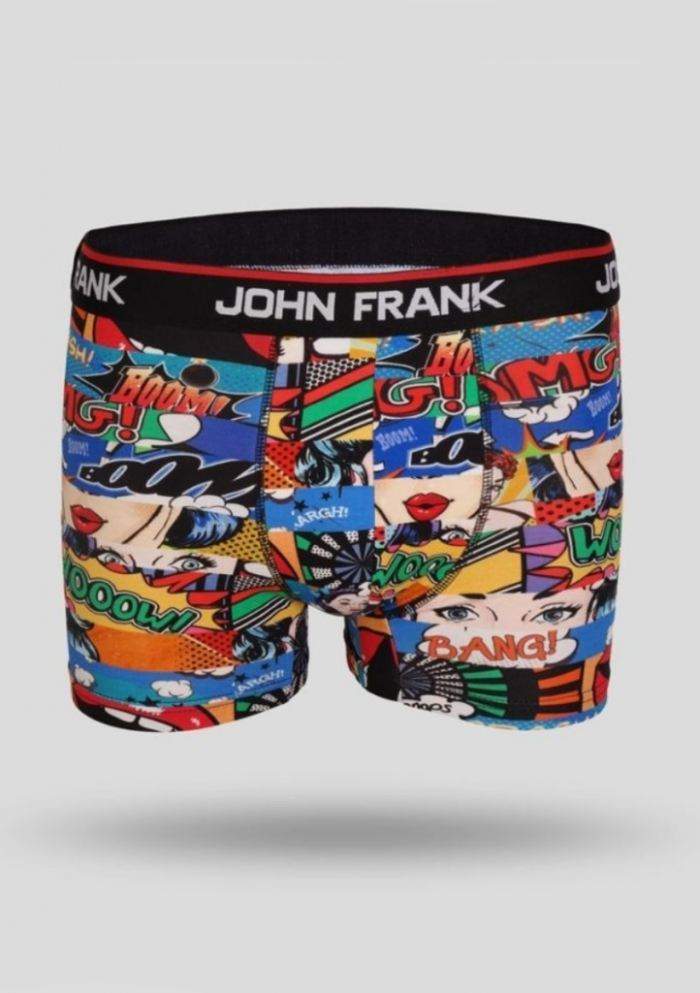 Pánske boxerky John Frank JFB100 S Podľa obrázku