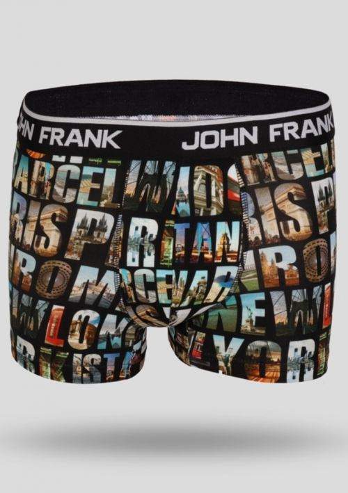 Pánske boxerky John Frank JFB103 L Podľa obrázku