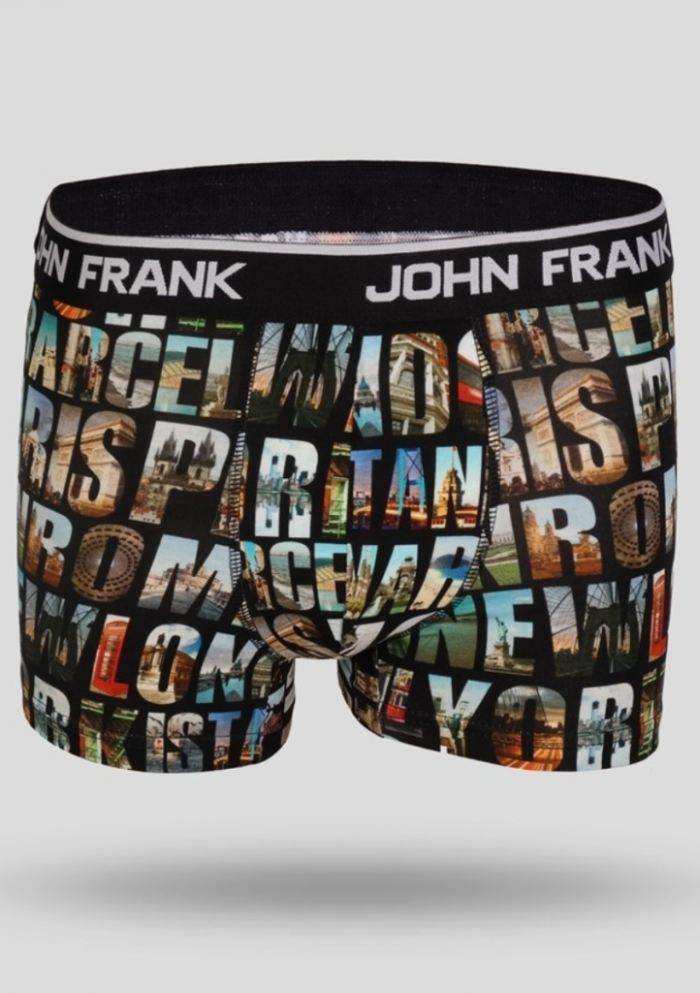 Pánske boxerky John Frank JFB103 M Podľa obrázku