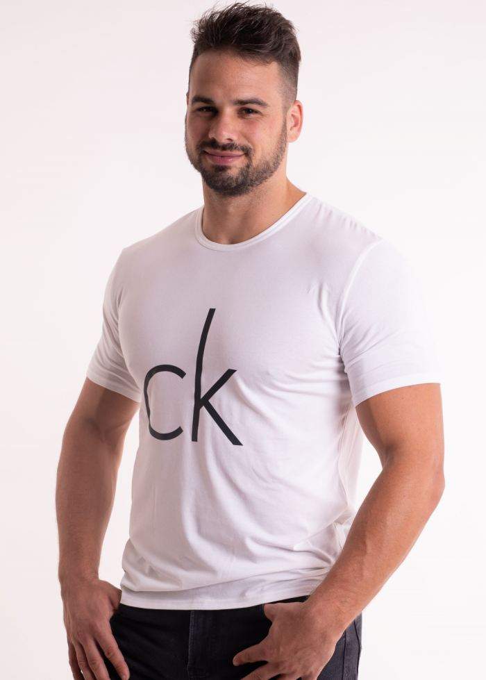 Pánske tričko Calvin Klein NB1164 L Biela