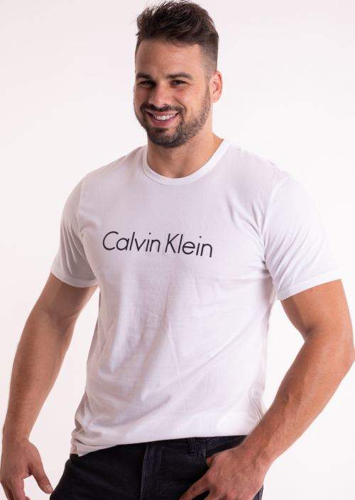 Pánske tričko Calvin Klein NM1129 L Biela