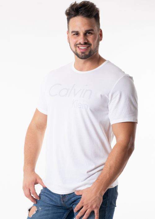 Pánske tričko Calvin Klein NM1353E L Biela