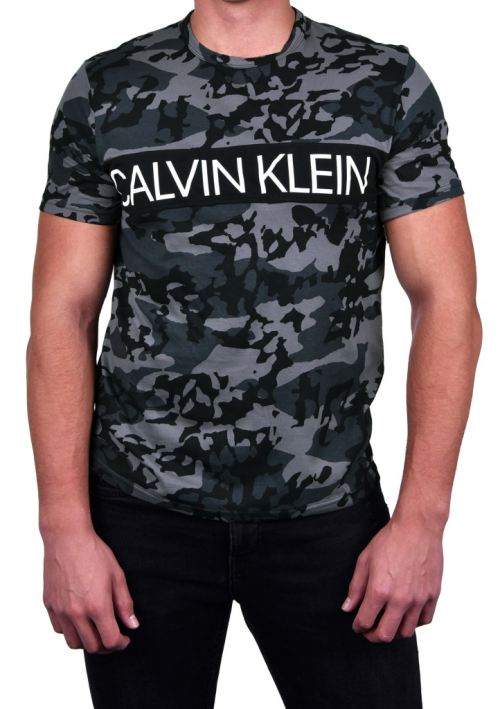 Pánske tričko Calvin Klein NM1861 M ocelovka