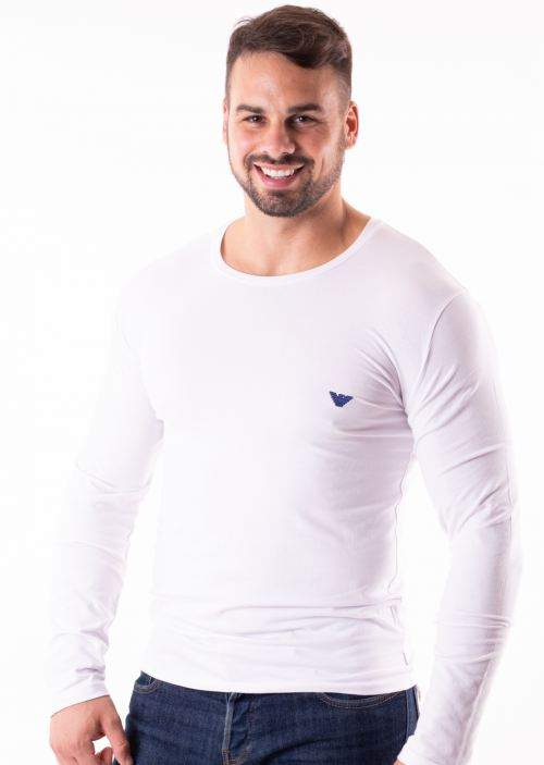 Pánske tričko Emporio Armani 111023 8A512 XL Biela