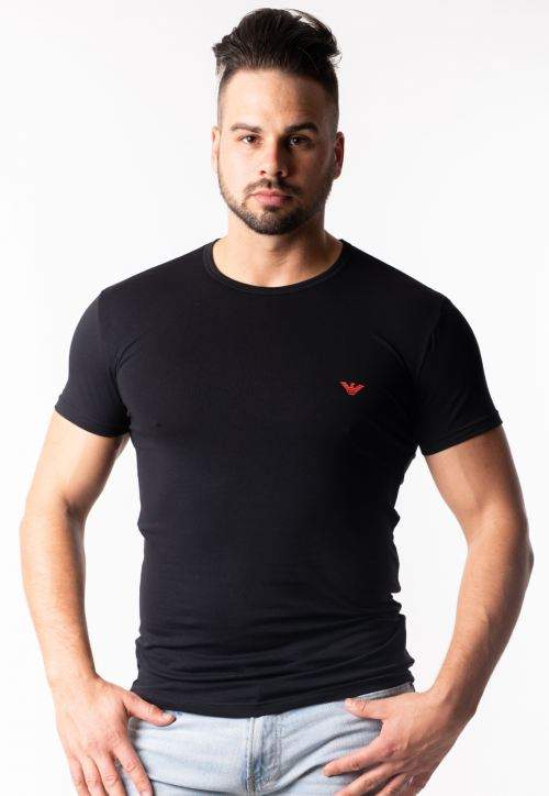 Pánske tričko Emporio Armani 111035 9P723 L Čierna