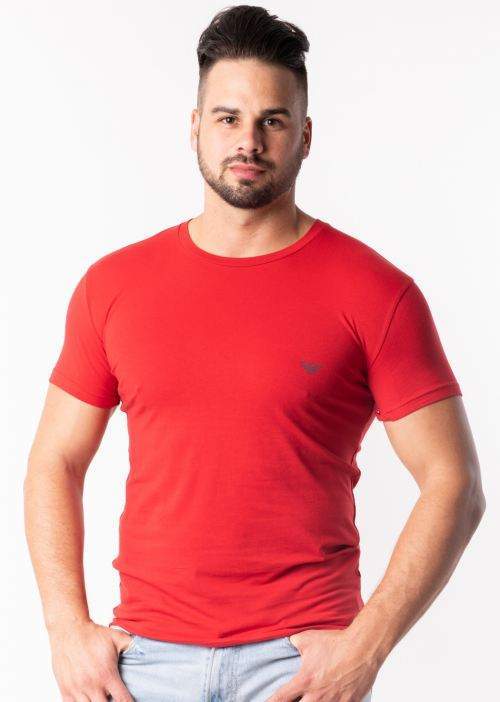 Pánske tričko Emporio Armani 111035 9P725 L Červená