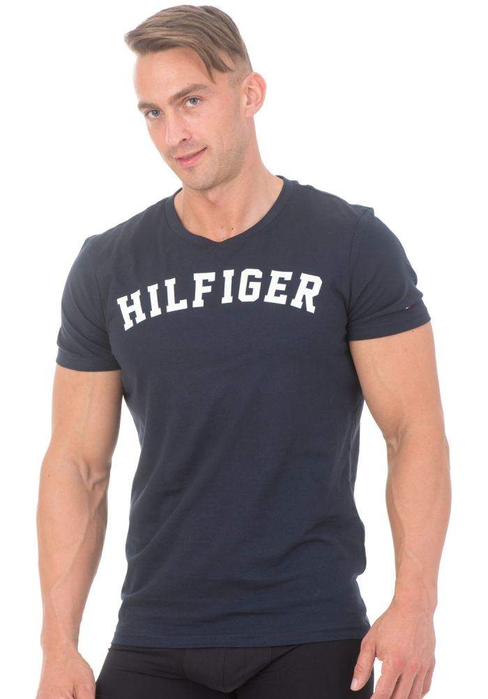 Pánske tričko Tommy Hilfiger UM0UM00054 XL Tm. modrá