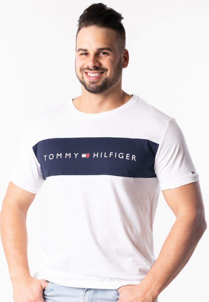 Pánske tričko Tommy Hilfiger UM0UM01170 S Biela