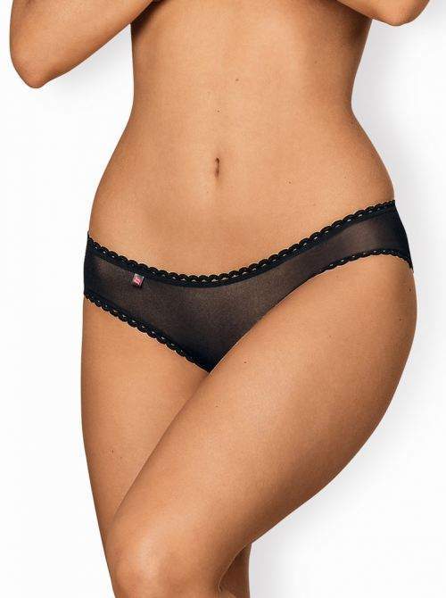 Speciální kalhotky Tricy panties – Obsessive  L/XL Čierna